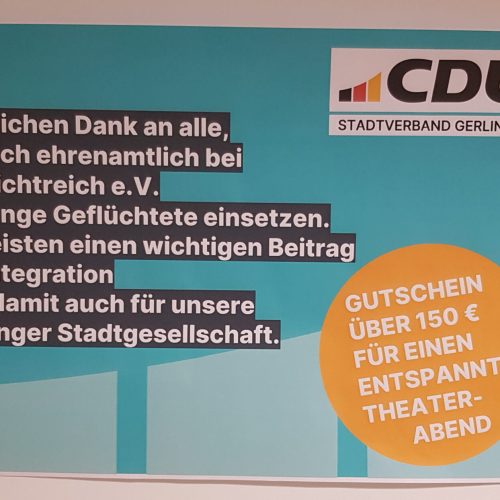CDU GERLINGEN ehrt Das Ehrenamt